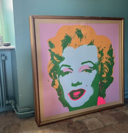 null SUNDAY B MORNING
"Marylin d'après Andy Warhol"
Sérigraphie en couleurs.
91 x...
