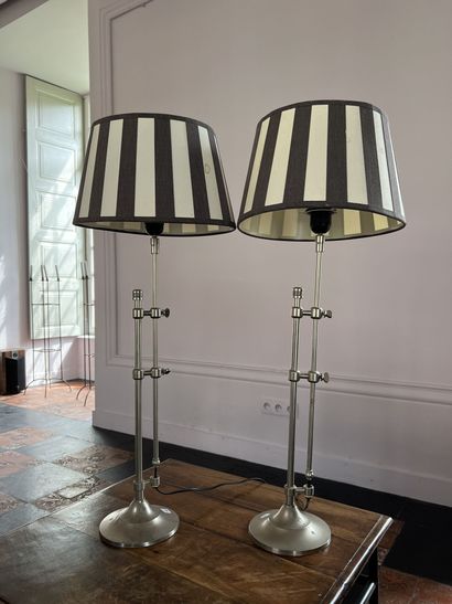 PAIR OF LAMPS adjustable in PVC. 
Northern...