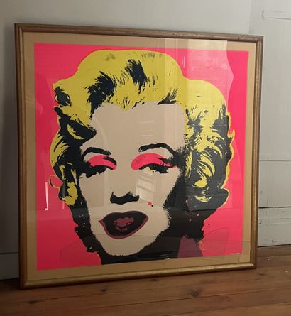 null SUNDAY B MORNING
"Marylin after Andy Warhol".
Serigraphy in colors.
91 x 91...