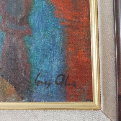 null Louis ALIX (XXe siècle)
"Femme nue assise"
Huile sur toile, signée en bas à...