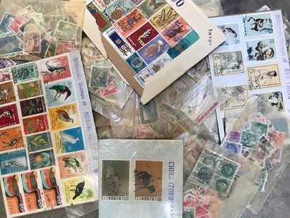 Bulk: Europe Overseas stamps, mint and used.

LOT...