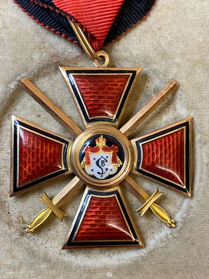 null Russie - Ordre de Saint-Vladimir, fondé en 1782, ensemble de 2e classe avec...