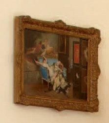 BERTINI Lassitude Huile sur toile, signée en bas à droite. 30 x 40 cm