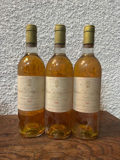 3 bouteilles Château DOISY-DAËNE, 2° cru...