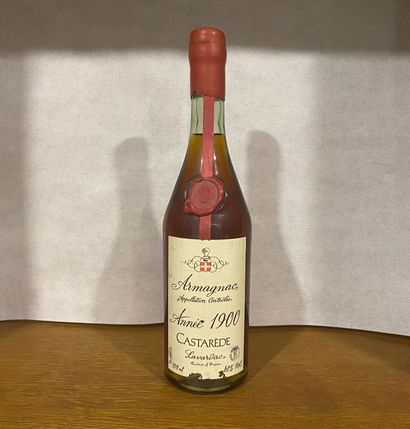 1 bouteille ARMAGNAC Castarède 1900 (ela...