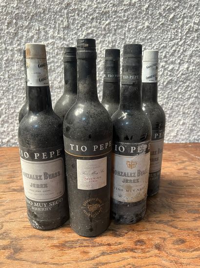 null 7 bouteilles JEREZ "Fino Muy Seco", Tio Pepe (Palomino Fino; et)