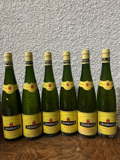 6 bouteilles RIESLING Trimbach 2008 (els,...