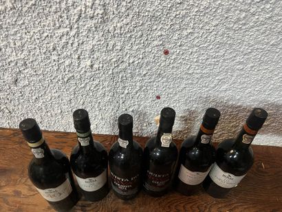 null 6 bouteilles PORTO Quinta do Noval (elt; Tawny 10 ans, 20 ans, 40 ans; Colheita...