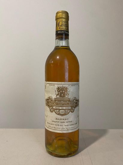 1 bouteille Château COUTET, 1° cru Barsac...