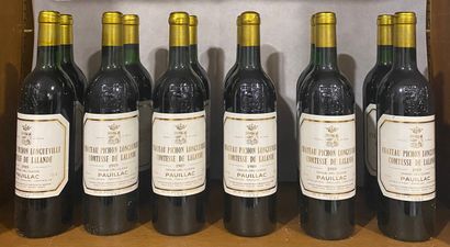 12 bouteilles Château PICHON-COMTESSE, 2°...