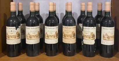 12 bouteilles VIEUX Château CERTAN, Pomerol...
