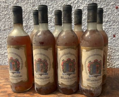 null 8 bouteilles MONBAZILLAC (es, 5 LB, 1 MB, 1 B)
