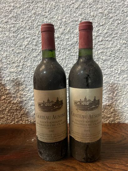 2 bouteilles Château AUSONE, 1° Grand Cru...