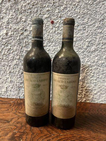 2 bouteilles Château GRUAUD-LAROSE, 2° cru...