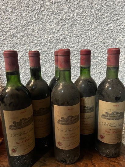 6 bouteilles Château HAUT SARPE, St-Emilion...