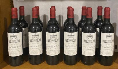 12 bouteilles Château LÉOVILLE-LAS-CASES,...