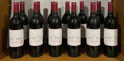 12 bouteilles Château LYNCH-BAGES, 5° cru...