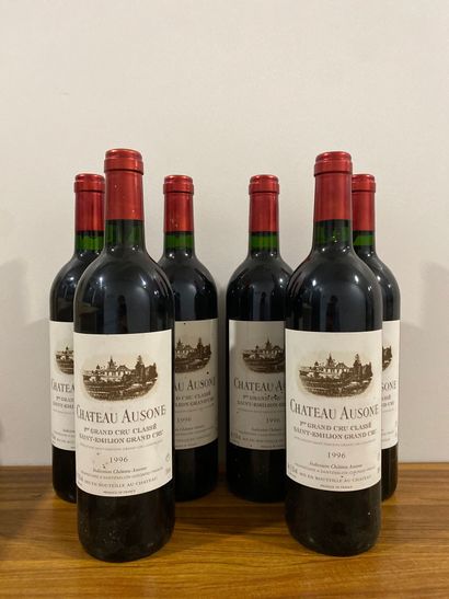 6 bouteilles Château AUSONE, 1° Grand Cru...