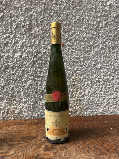 null 1 bouteille RIESLING "Schoenenbourg de Riquewihr", Dopff 1992 (et, ea)