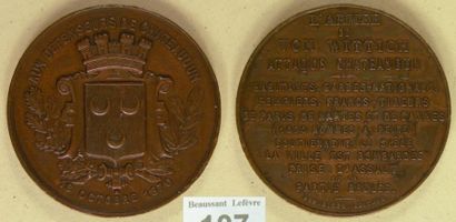 null CHÂTEAUDUN Médaille commémorative de l'attaque de la ville par l'armée du général...