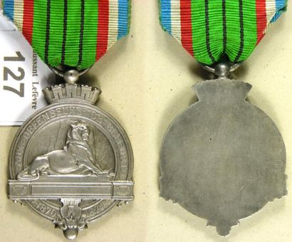 null BELFORT, Médaille commémorative du Siège de Belfort 1870-1871, par Bartholdi...