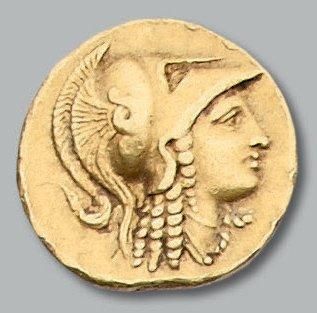 MACÉDOINE Alexandre III, le Grand (336-325 av. J.-C.) Statère d'or. 8,41 g. Amphipolis....