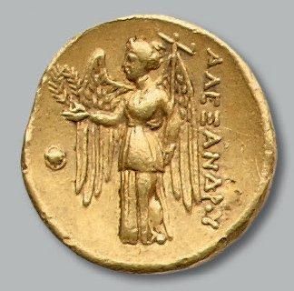 MACÉDOINE Alexandre III, le Grand (336-325 av. J.-C.) Statère d'or. 8,41 g. Amphipolis....