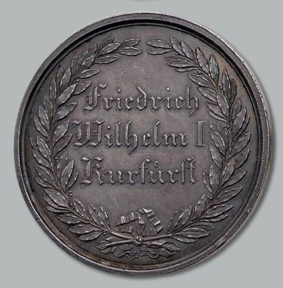 null Lot de 3 médailles en argent: Kremmitz (2 exemplaires) et Frédéric Guillaume...