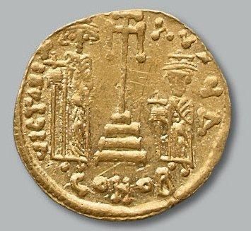 null MONNAIE BYZANTINE CONSTANT II et ses fils (641-668) - Solidus. Constantinople....