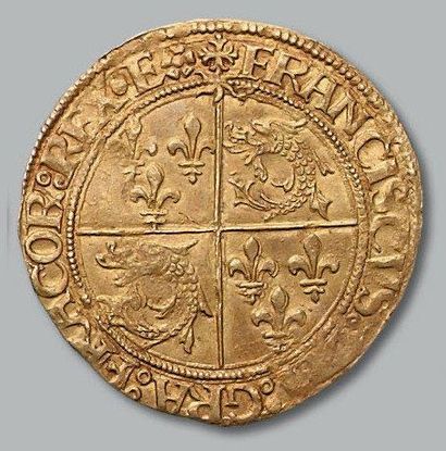 null FRANÇOIS Ier (1515-1547) - Écu d'or au soleil, du Dauphiné, 2e type. Crémieu....