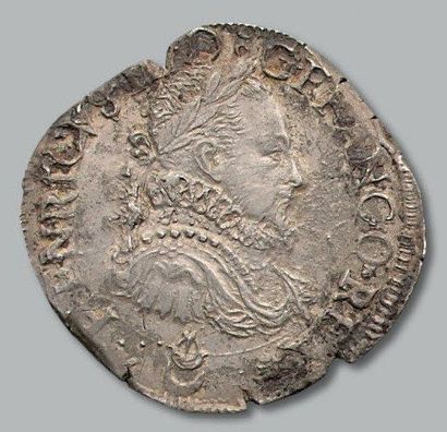 null HENRI III (1574-1589) - Teston, 1er type. 1575. Bordeaux, sans le titre de Roi...