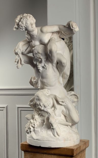 null Albert Ernest CARRIER-BELLEUSE (1824-1887)
Satyre enlevant une nymphe
Statue...