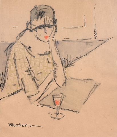 Louis Robert ANTRAL (1895-1939)
Au café
Technique...
