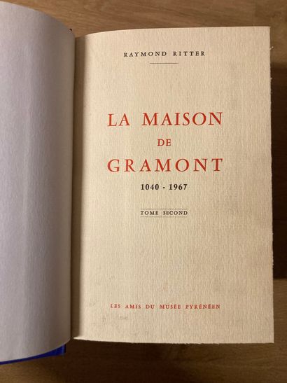 null GÉNÉALOGIE. GRAMONT.— Jean de JAURGAIN & Raymond RITTER. La maison de Gramont....