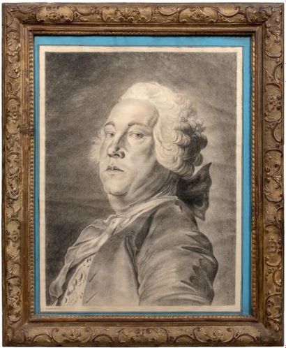 École FRANÇAISE du XVIIIe siècle Portrait présumé de Monsieur de La Reynière, chef...