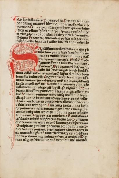 [AREVOLO (Rodericus Sancius de)] [...] Speculum vite humane [...] editus a Rodorico...