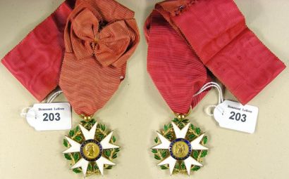 null Ordre de la Légion d'honneur - Premier Empire, aigle d'or du 1er type, en or...