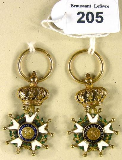 null Ordre de la Légion d'honneur - Premier Empire, aigle d'or du 4e type, demi-taille...