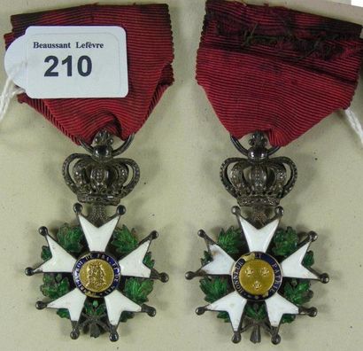 null Ordre de la Légion d'honneur - Restauration, étoile de chevalier légèrement...