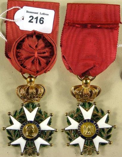 null Ordre de la Légion d'honneur - IIe République/Présidence, étoile d'officier...