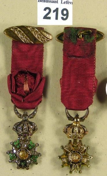 null Ordre de la Légion d'honneur - Second Empire, étoile d'officier, modèle de joaillerie,...