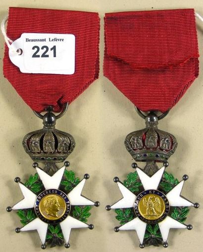null Ordre de la Légion d'honneur - Second Empire, étoile de chevalier en argent...