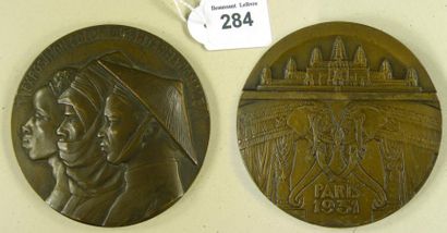 null Exposition Coloniale Internationale de Paris 1931 - Médaille commémorative par...