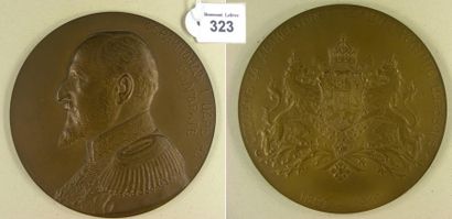 BULGARIE Médaille commémorative du Jubilée de Ferdinand Ier de Bulgarie, 1887- 1912,...