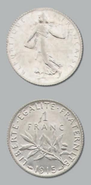 null Franc. Roty. 1915. Frappe médaille. G. 467. Superbe.
