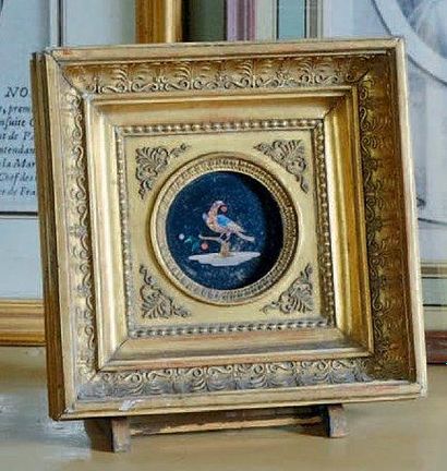 Gian-Antonio SANTARELLI (Florence 1758-1826) Paire de petits portraits d'homme et...