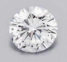 null Diamant rond de taille brillant sur papier pesant: 3,30 ct Accompagné de son...