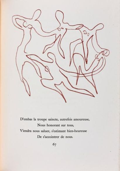 MATISSE. - RONSARD (Pierre) Florilège des Amours. Paris, Albert Skira, 1948. Grand...