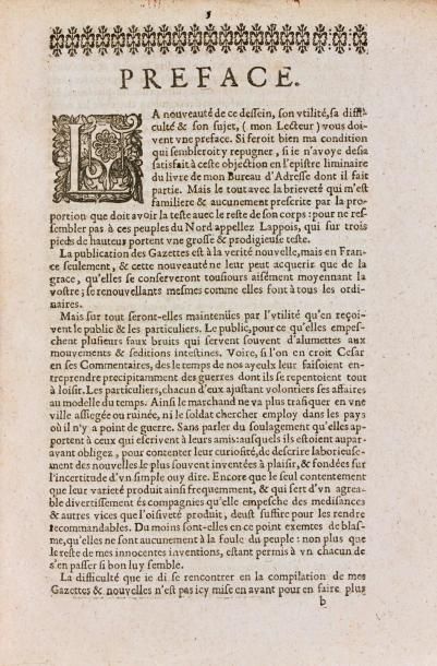 null GAZETTE [DE FRANCE]. 1631-1745. 81 années reliées en 80 volumes in-4, soit:...