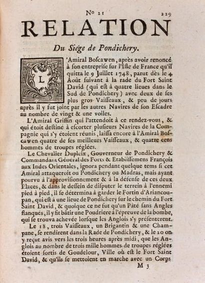  GAZETTE [DE FRANCE]. 1632-1785. 130 années reliées en 131 volumes in-4, demi-basane...